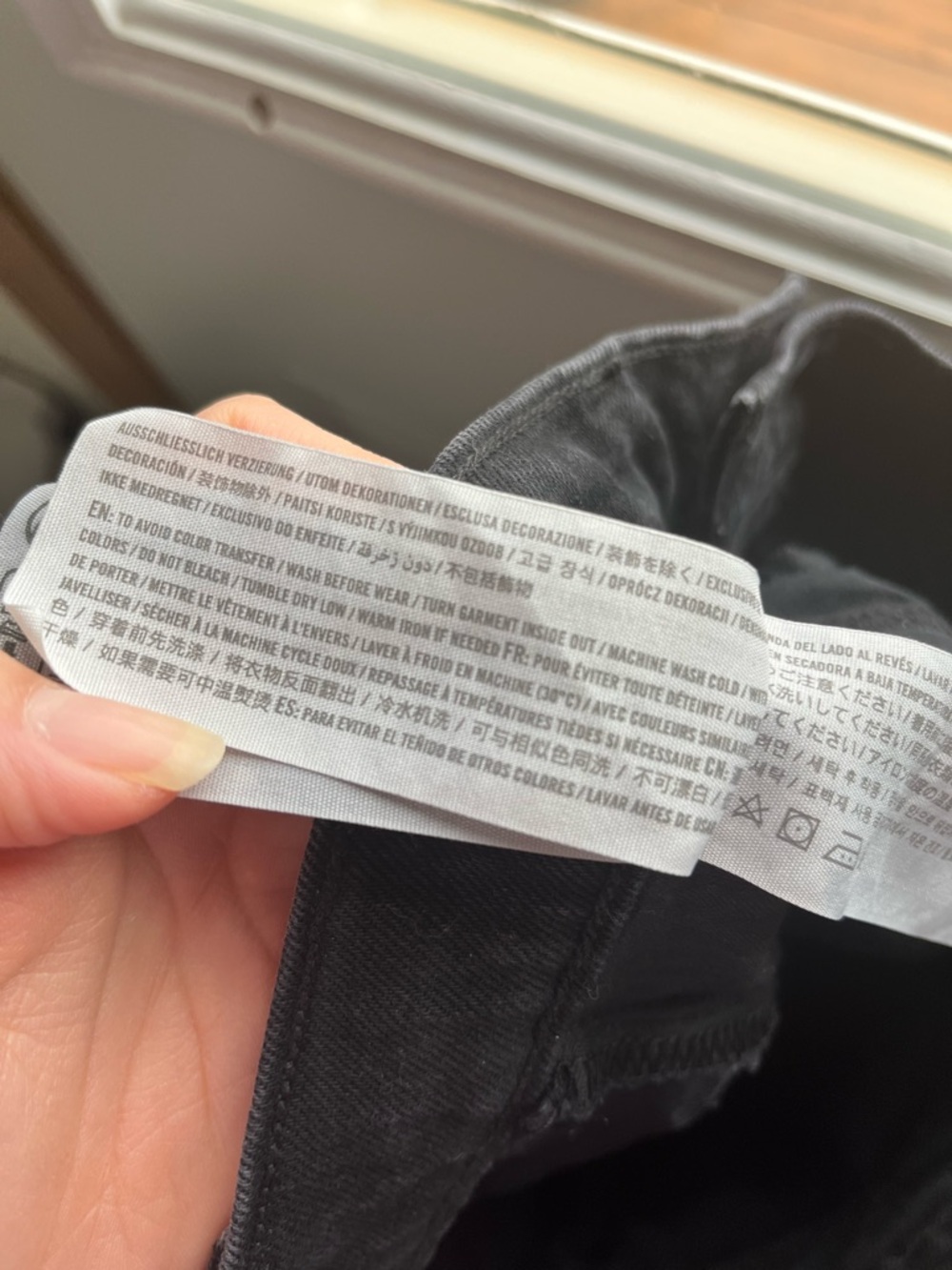 Abercrombie & Fitch Curve Love Ultra High Rise 90s Straight Jean Black - Picture 12 of 13